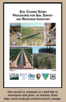 Soil Survey Procedures Soil Survey has chosen the comparison study approach to document the effects of land management over time.