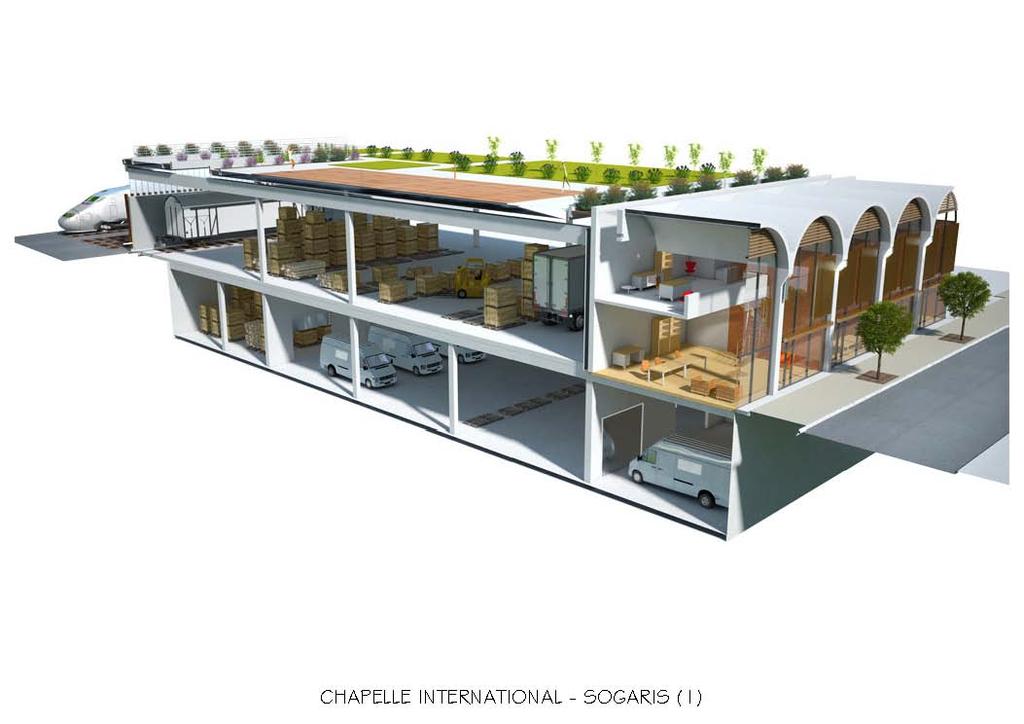 Chapelle International, urban rail hub in final stage in Paris Rail freight