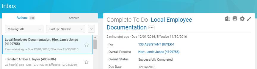 Which role(s) can do this step? Onboarding Representative Local Employee Documentation 1. Log in to Workday 2.