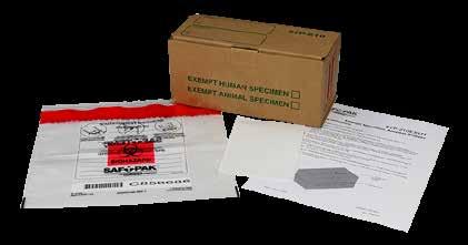 Exempt Human/Animal Specimen Shipping Systems STP-210EXMT Quantity... 25/Case Outer Box OD...9.5 x 4.25 x 4.25 STP-270EXMT Quantity.