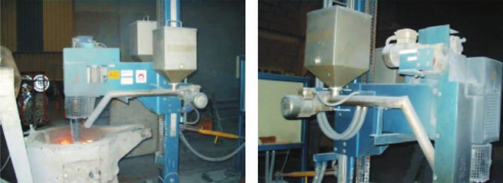 November 2009 process. The basic function of this metal treatment system comprises of a rotary degassing unit extended by additional features.