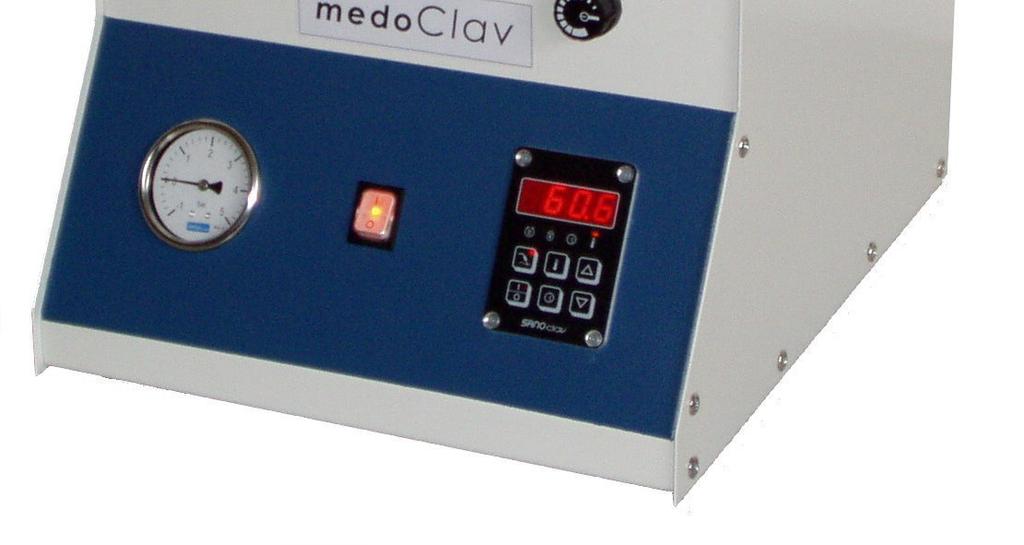 The of the media autoclave is free adjustable up to a maximum of 143 C. The integrated media sensor and the switch are able to hold the up to 60 C.