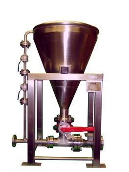 Lime Dosing Stainless Steel system with 50l capacity hopper capable of accepting a