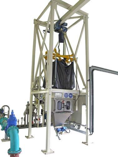 silo or bulk-bag systems Washdown Removable internals for cleaning Polished finish