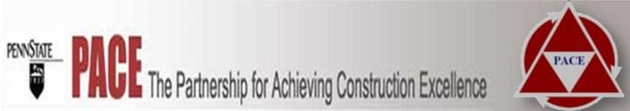 edu), and The Partnership for Achieving Construction Excellence (PACE) (http://www.engr.psu.edu/pace).