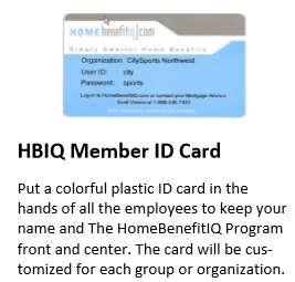 Employee benefit ID cards