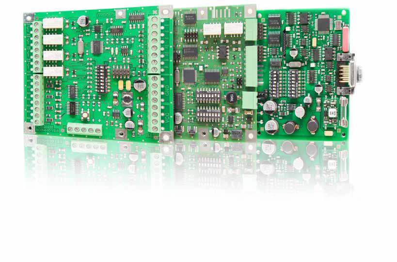ACO logic and interface modules The modular ACO series basically consists of industrial-strength I/O modules and provides the opportunity of extended data capturing and control in the Andon system.