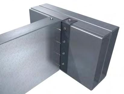 StiffClip JH can be made to accomodate any stud size, but is stocked for use with 6", 8", 10" and 12" stud depths.