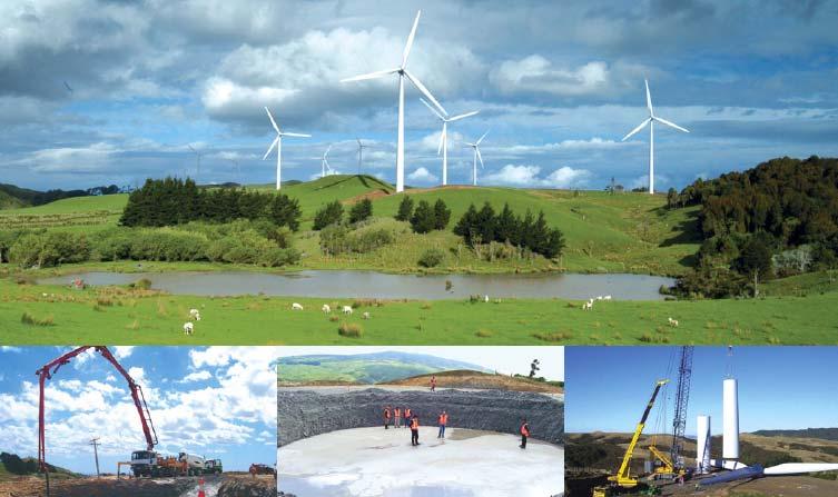 Emission Reduction Projects Portfolio JI Gold Standard Project: Windpark Te Apiti, New Zealand 55 wind turbines with 1.