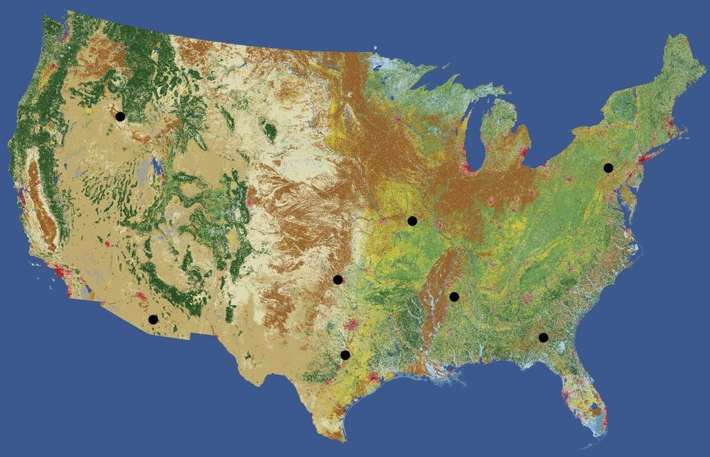 USDA-ARS multi-location project : Impacts of climate change on US