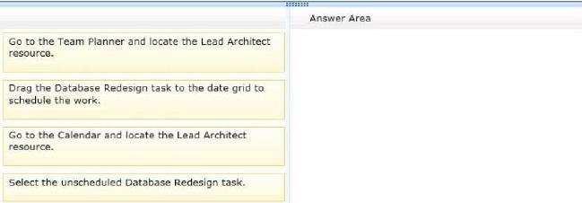 A. B. C. D. Correct Answer: A /Reference: QUESTION 60 You work as a project manager for a construction company that uses Project Professional 2013.