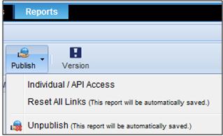 Page 24 Publishing Reports Online You can allow anyone real-time access to your report data via a secure URL. You can also publish the URL to the owner portal.