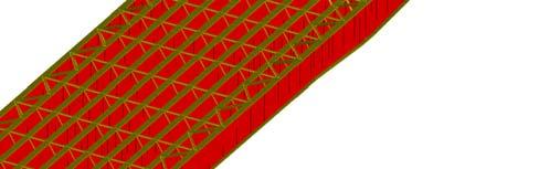 For these reasons, a 3D finite element model is employed for the final design of the steel superstructure. LARSA 4D finite element modeling software is utilized for the analysis of the superstructure.
