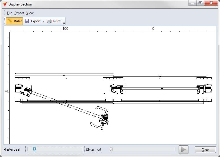 Dynamic Display of Opening Angle The opening angle can now be dynamically displayed in