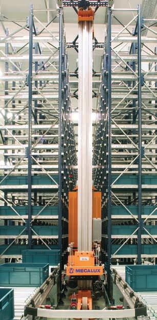 TM Double depth - Two levels of depth in each racking location. - Maximum box storage capacity. - Ideal for companies which require a balance between storage capacity and speed of handling.