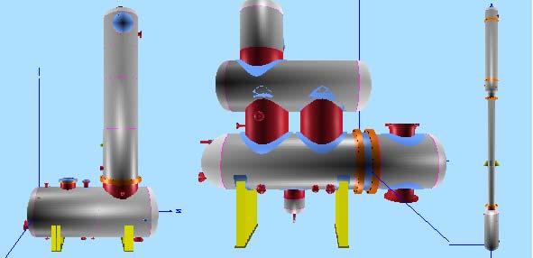 Almost any odd shaped vessel can be designed using the VVD software.