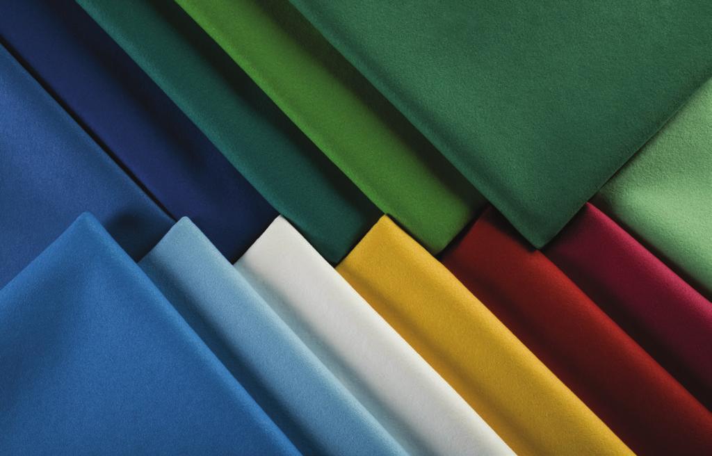 The recycled polyester contained in Dinamica derives from polyester fibres (T-shirts, fibres, etc.) 