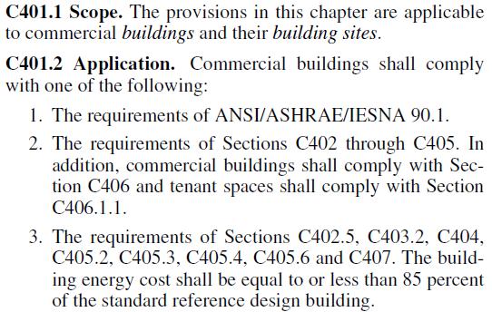 Regulatory Requirements The IECC references ASHRAE 90.