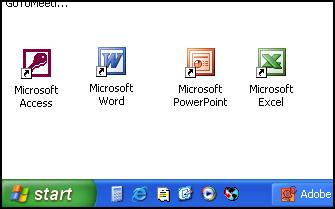 Note: Your PC may also have the Internet Explorer icon in the tool