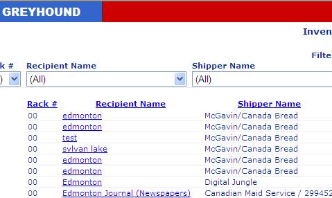 View Shipment Details From the Inventory screen, you can access the Waybill Master screen and view the details of a specific shipment.