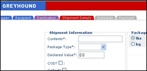Alternate Destination When creating a shipment, the system automatically chooses the closest station based on the Postal Code entered.