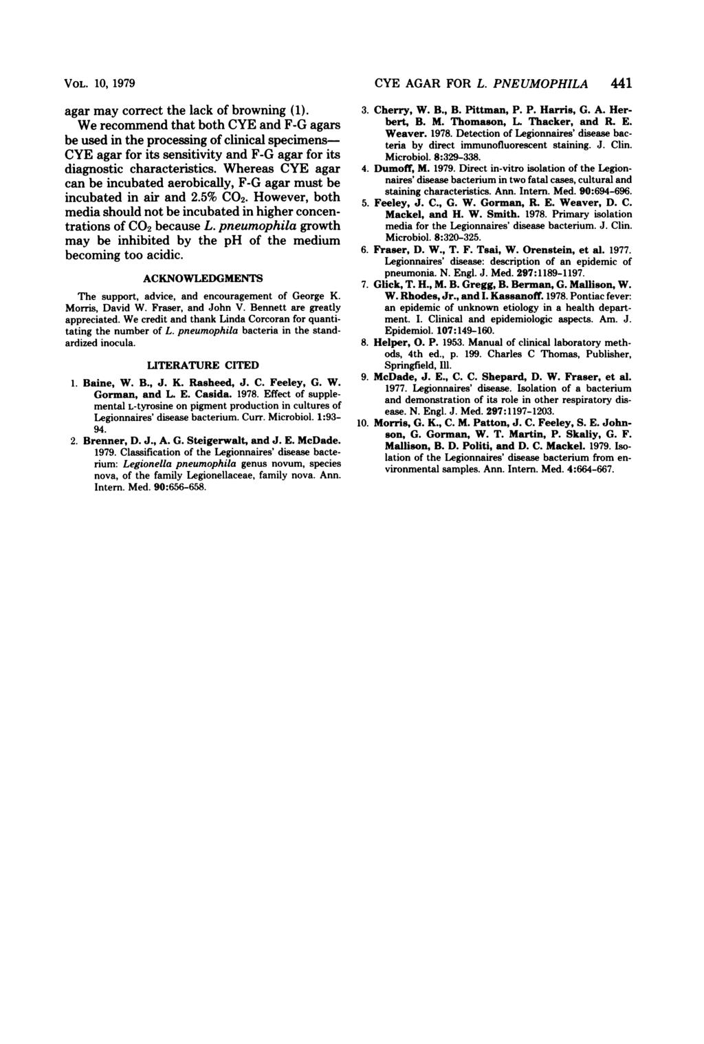 VOL. 10, 1979 agar may correct the lack of browning (1).