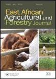 East African Agricultural and Forestry Journal ISSN: