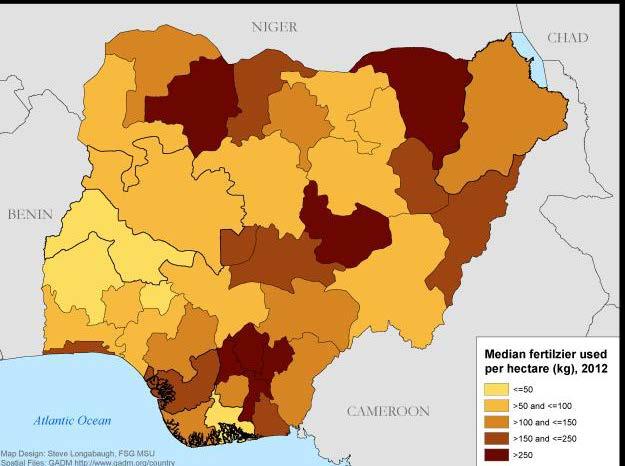 An overview of fertilizer use in Nigeria: Since the 1940s, Nigerian governments have generally perceived that fertilizer use in the country was low.