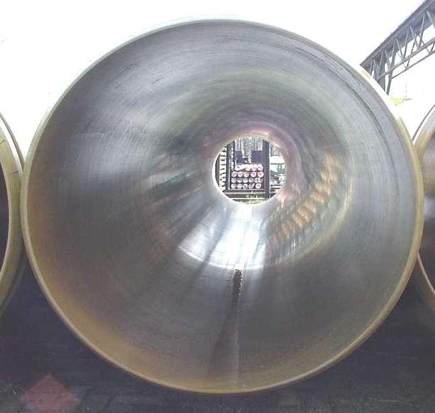 Advantages of Fiberglass Pipe Smooth bore C = 150 Low friction