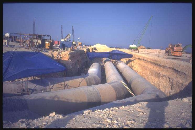 Underground Seawater Supply Pipe System 2.