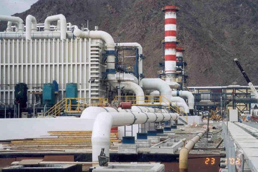 Fujairah Combined Cycle Power Plant (660MW) + Desalination Plant (450,000 m3/day) 5 Flash