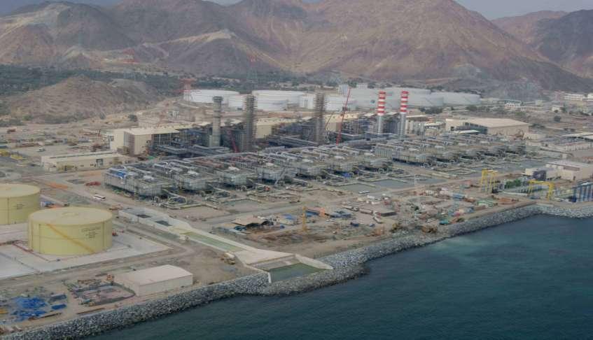 Fujairah F2 Power & Desalination plant (600 0000 M3 / day water) 455 000 M3 per day produced by MED