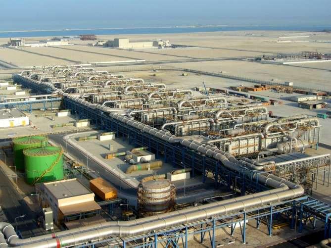 Al Hidd IWPP power and Desalination plant Bahrain Commissioned in 2007 Added to existing 1000 MW plant Plant produces 272 000