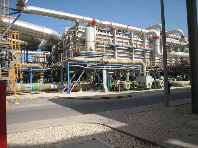 Al Hidd IWPP Power and Desalination plant Bahrain Commissioned in 2007 Added to existing 1000 MW plant Plant