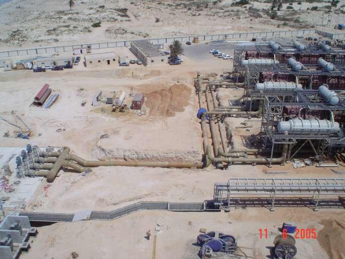 Zuara Libya Desalination plant - extension 2 x 20 000 M3/day units Plant produces
