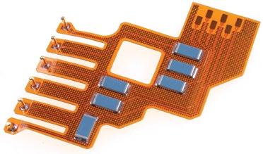 Tech-Etch offers through, blind and buried vias in multilayer flex circuits.