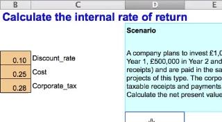 Video 3 Cacuate the interna rate of return Video content is not avaiabe in this format.
