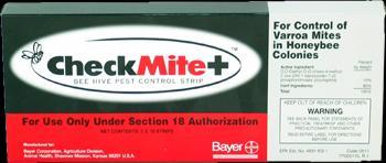 CheckMite+ 10% Coumaphos (hard chemical) Is approved for