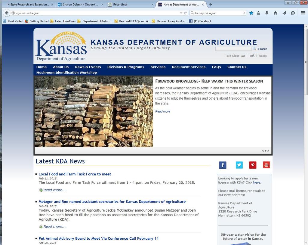 Kansas Department of Agriculture http://agriculture.ks.