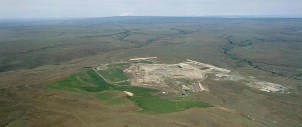 Roosevelt Regional Landfill Built in 1991 Operating capacity 5 million tonnes/year