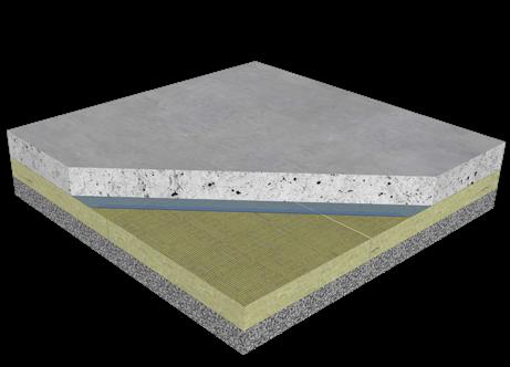 Under Slab Insulation Concrete slab Polyethlene vapor barrier ROCKWOOL COMFORTBOARD Crushed gravel Energy Savings High Vapor Permeability Thermal Comfort ROCKWOOL COMFORTBOARD As North American
