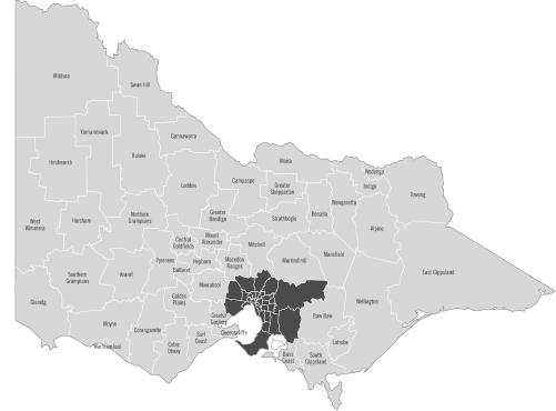 Figure A2 Local Government Areas in rural Victoria Source: