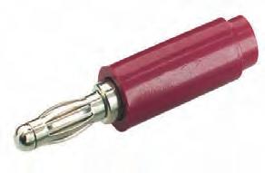 15" (29mm) -0 Black, -2 Red 15 Amps Model # BU-00245-* Set Screw 4mm Banana Plug Insulator: Length: *Std. 08" (27mm) -0 Black, -2 Red 15 Amps 1.