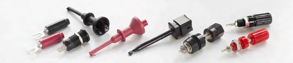 Model # BU-20434-* Right Angle Insulated Plunger Jaw Clip Compatible with all shrouded, unshrouded, or retractable 0.