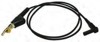 nickel-plated beryllium copper spring; Hook-up Wire: #18 AWG, silicone