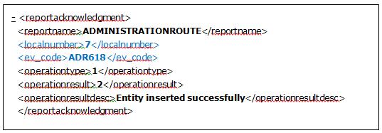 (3): available to EMA only 1.9.2. Local Number (ST.AR.2) Local number is a unique reference number that must be assigned for a RoA entity in the XEVPRM following an operation type 'Insert' (1).