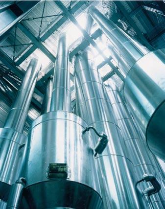 Fields of Application: Starch Industries Potato tube liquor Corn steep liquor Wheat waste liquor Forced Circulation Evaporator The process liquor is being superheated at the heating surface.