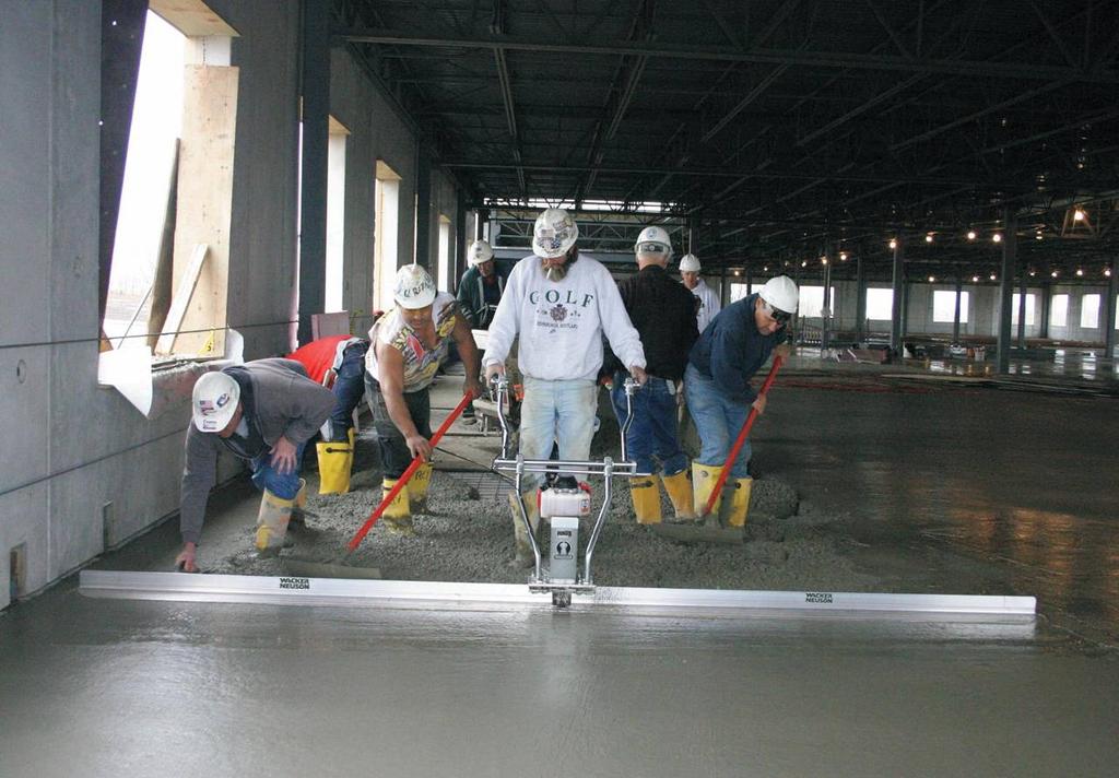 Spreading, screeding and surface