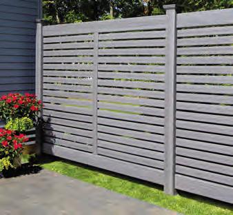 When you choose Bufftech fence for your home, you open a wide
