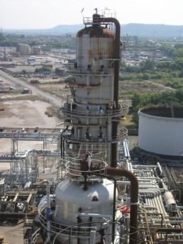 Shell Stanlow Refinery - UK Existing coating system failed resulting in severe CUI on